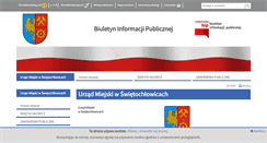 Desktop Screenshot of bip.swietochlowice.pl