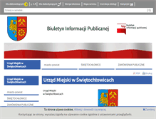 Tablet Screenshot of bip.swietochlowice.pl